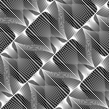 Kusursuz tek renkli dekoratif desen tasarla. Soyut çizgiler dokulu arkaplan. Vektör sanatı. Eğim yok