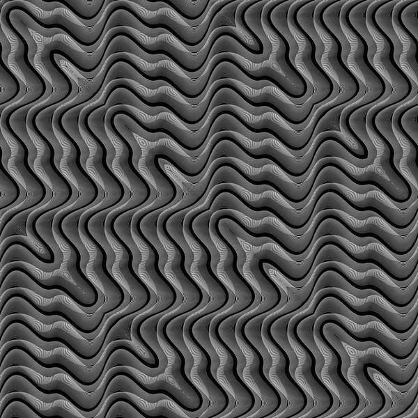 Diseño Inconsútil Patrón Ondulación Monocromo Fondo Zigzag Abstracto Arte Vectorial — Archivo Imágenes Vectoriales