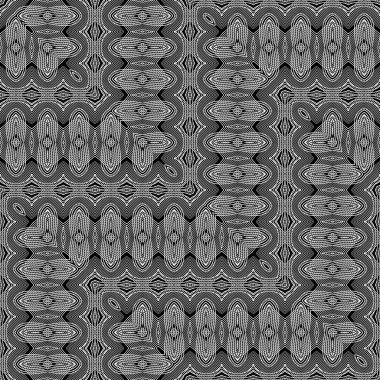 Tasarım Dikişsiz tek renkli zikzak desen. Dekoratif arka plan. Vektör sanat. Hiçbir gradyan