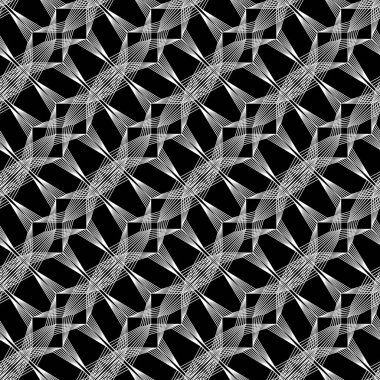 Kusursuz tek renkli dekoratif desen tasarla. Soyut çizgiler dokulu arkaplan. Vektör sanatı. Eğim yok