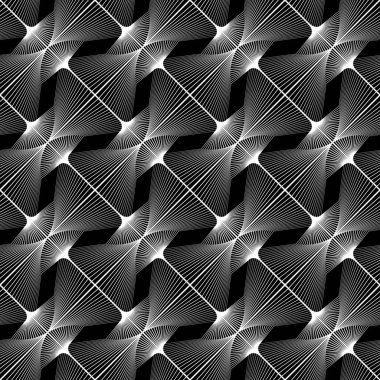 Kusursuz tek renkli dekoratif desen tasarla. Soyut çizgiler dokulu arkaplan. Vektör sanatı. Eğim yok