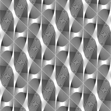 Tasarım Dikişsiz tek renkli sallanan desen. Dekoratif arka plan. Vektör sanat. Hiçbir gradyan