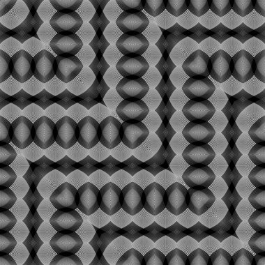 Tasarım Dikişsiz tek renkli zikzak desen. Dekoratif arka plan. Vektör sanat. Hiçbir gradyan