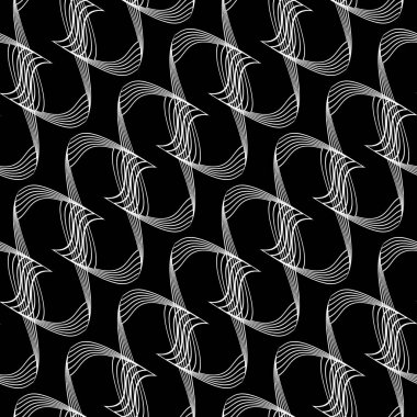 Kusursuz tek renkli dekoratif desen tasarla. Soyut çizgiler dokulu arkaplan. Vektör sanatı. Eğim yok