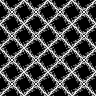 Tasarım Dikişsiz tek renkli geometrik desen. Özet satırları arka plan dokulu. Vektör sanat. Hiçbir gradyan