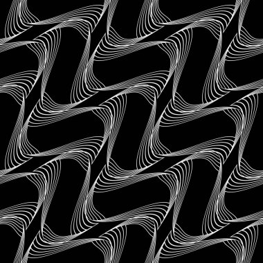 Tasarım Dikişsiz tek renkli sallanan desen. Dekoratif arka plan. Vektör sanat. Hiçbir gradyan