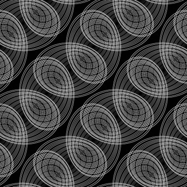 Tasarım Dikişsiz tek renkli geometrik desen. Özet satırları arka plan dokulu. Vektör sanat. Hiçbir gradyan