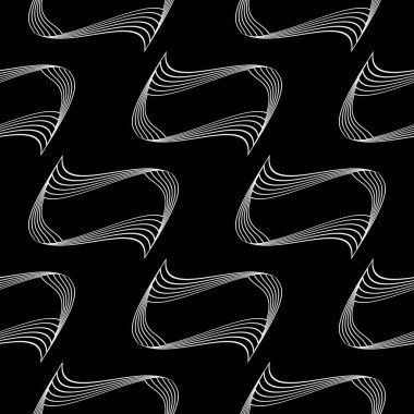 Kusursuz tek renkli dekoratif desen tasarla. Soyut çizgiler dokulu arkaplan. Vektör sanatı. Eğim yok