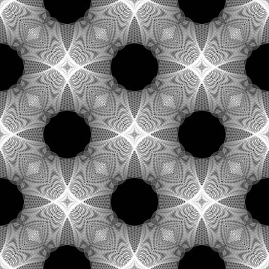 Kusursuz tek renkli dekoratif desen tasarla. Soyut çizgiler dokulu arkaplan. Vektör sanatı. Eğim yok