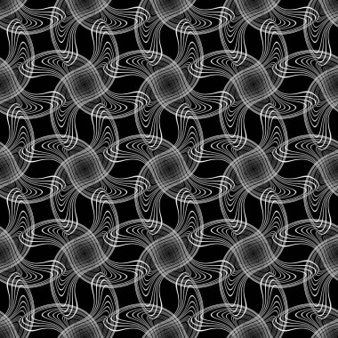 Kusursuz tek renkli dekoratif desen tasarla. Soyut çizgiler dokulu arkaplan. Vektör sanatı. Eğim yok