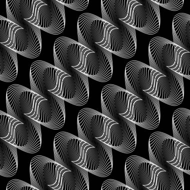 Kusursuz tek renkli dekoratif desen tasarla. Soyut çizgiler dokulu arkaplan. Vektör sanatı. Eğim yok