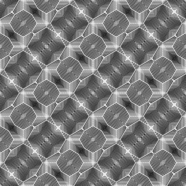 Tasarım Dikişsiz tek renkli geometrik desen. Özet satırları arka plan dokulu. Vektör sanat. Hiçbir gradyan