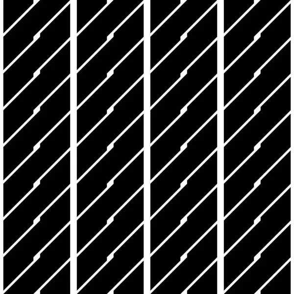 Design Nahtlosen Monochromen Linien Muster Abstrakter Hintergrund Vektorkunst — Stockvektor