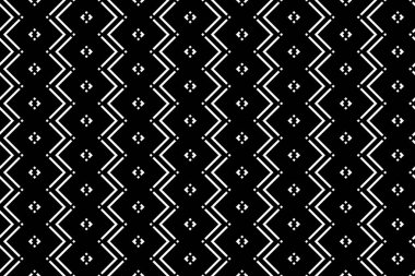 Tasarım Dikişsiz tek renkli zikzak desen. Arka plan. Vektör sanat