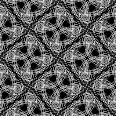 Kusursuz tek renkli dekoratif desen tasarla. Soyut çizgiler dokulu arkaplan. Vektör sanatı. Eğim yok