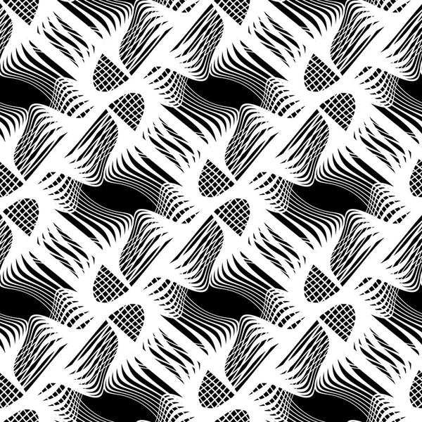 Kusursuz tek renkli dekoratif desen tasarla. Soyut çizgiler dokulu arkaplan. Vektör sanatı. Eğim yok