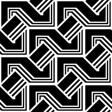 Tasarım Dikişsiz tek renkli zikzak desen. Arka plan. Vektör sanat