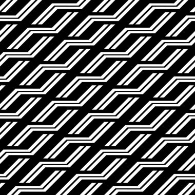 Tasarım Dikişsiz tek renkli zikzak desen. Arka plan. Vektör sanat