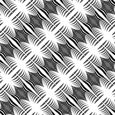 Kusursuz tek renkli dekoratif desen tasarla. Soyut çizgiler dokulu arkaplan. Vektör sanatı. Eğim yok