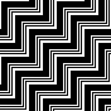 Tasarım Dikişsiz tek renkli zikzak desen. Arka plan. Vektör sanat