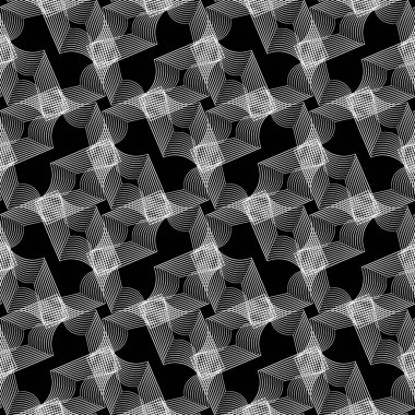 Kusursuz tek renkli dekoratif desen tasarla. Soyut çizgiler dokulu arkaplan. Vektör sanatı. Eğim yok