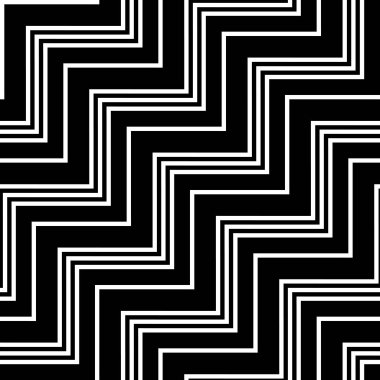 Tasarım Dikişsiz tek renkli zikzak desen. Arka plan. Vektör sanat