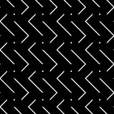 Tasarım Dikişsiz tek renkli zikzak desen. Arka plan. Vektör sanat