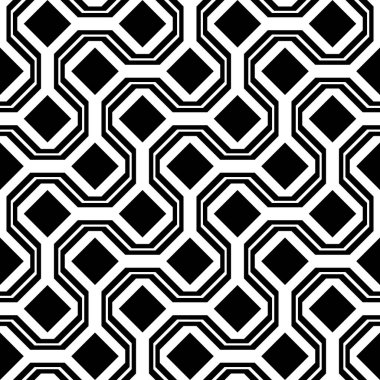 Tasarım Dikişsiz tek renkli zikzak desen. Kare arka plan. Vektör sanat