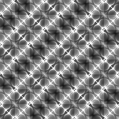 Kusursuz tek renkli dekoratif desen tasarla. Soyut çizgiler dokulu arkaplan. Vektör sanatı. Eğim yok