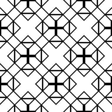 Kusursuz tek renkli geometrik desen dizaynı. Soyut arkaplan. vektör sanatı