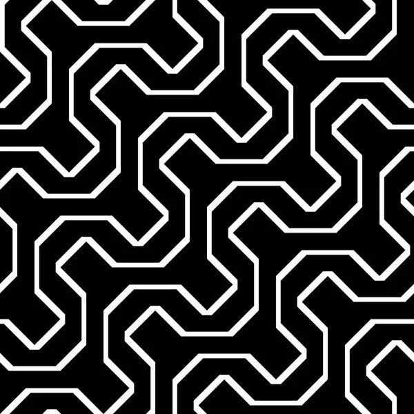 Diseña Patrón Zigzag Monocromo Sin Costuras Fondo Abstracto Arte Vectorial — Archivo Imágenes Vectoriales