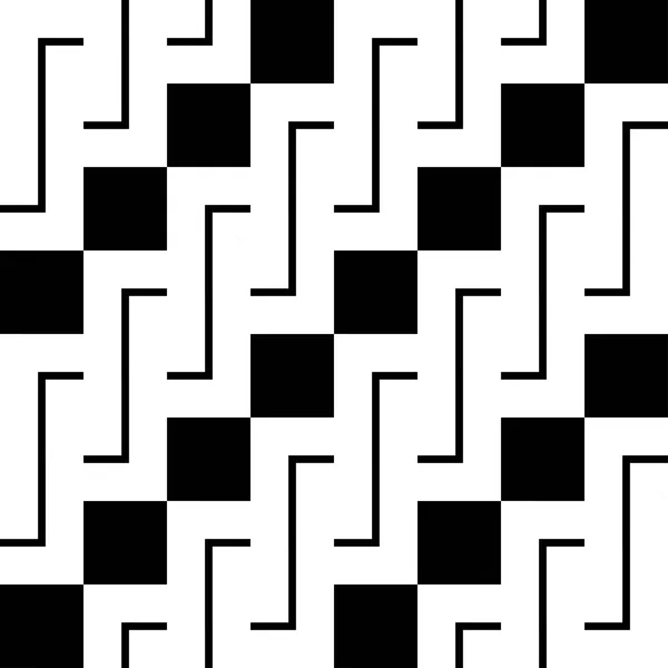 Diseño Inconsútil Monocromo Espiral Patrón Retorcido Fondo Abstracto Arte Vectorial — Archivo Imágenes Vectoriales