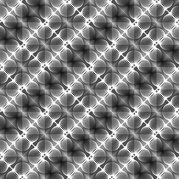 Kusursuz tek renkli dekoratif desen tasarla. Soyut çizgiler dokulu arkaplan. Vektör sanatı. Eğim yok