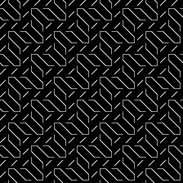 단색의 지그재그 패턴을 디자인하 뒤틀린 — 스톡 벡터