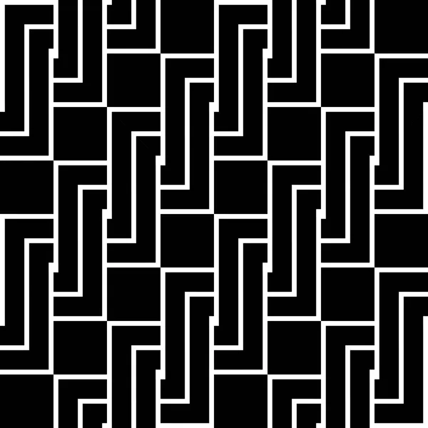 Дизайн Бесшовный Монохромный Спиральный Крученый Узор Абстрактный Фон Векторное Искусство — стоковый вектор