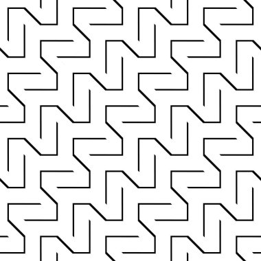 Tasarım Dikişsiz tek renkli zikzak desen. Arka plan. Vektör sanat