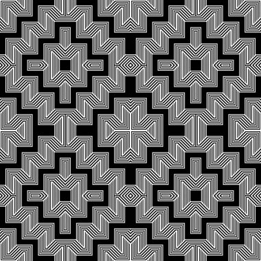 Tasarım Dikişsiz tek renkli geometrik desen. Zikzak arka plan. Vektör sanat