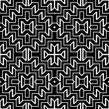 Tasarım Dikişsiz tek renkli geometrik desen. Zikzak arka plan. Vektör sanat