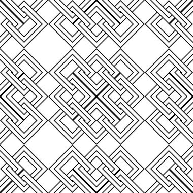 Kusursuz tek renkli geometrik desen dizaynı. Soyut arkaplan. vektör sanatı