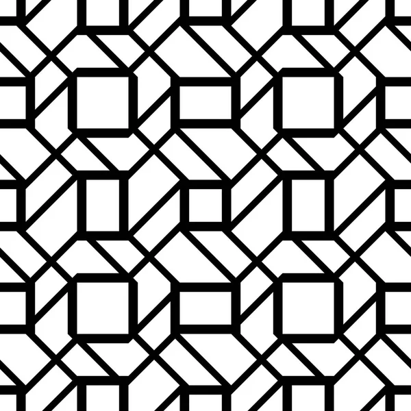 Dimensjonering Sømløse Monokromiske Geometriske Mønstre Abstrakt Bakgrunn Vektorkunst – stockvektor
