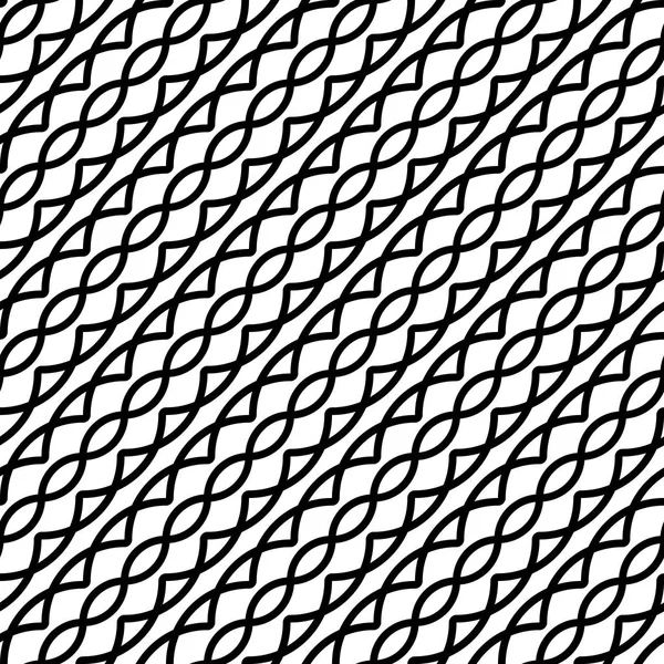 Дизайн Бесшовный Монохромный Зигзагообразный Узор Абстрактный Фон Векторное Искусство — стоковый вектор