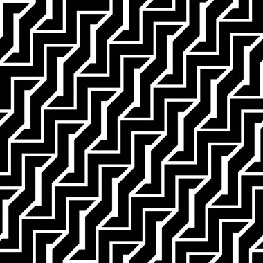 Tasarım Dikişsiz tek renkli zikzak desen. Arka plan. Vektör sanat