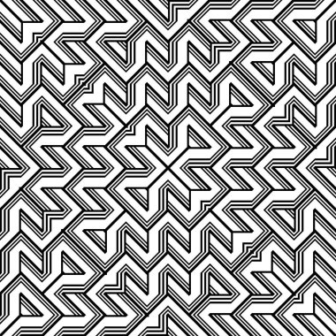 Kusursuz tek renkli geometrik desen dizaynı. Soyut arkaplan. vektör sanatı