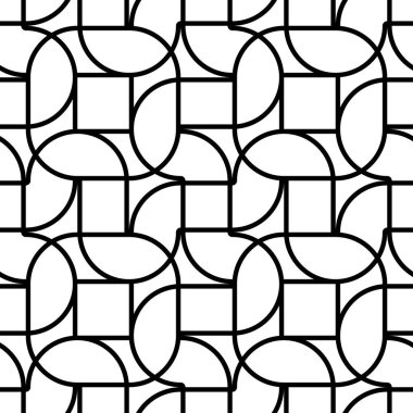 Tasarım Dikişsiz tek renkli geometrik desen. Özet satırları arka plan dokulu. Vektör sanat