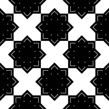 Sorunsuz tek renkli kar tanesi desen tasarım. Arka plan. Vektör sanat