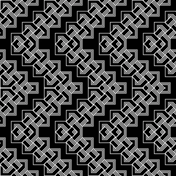 Diseña Patrón Zigzag Monocromo Sin Costuras Fondo Abstracto Arte Vectorial — Archivo Imágenes Vectoriales