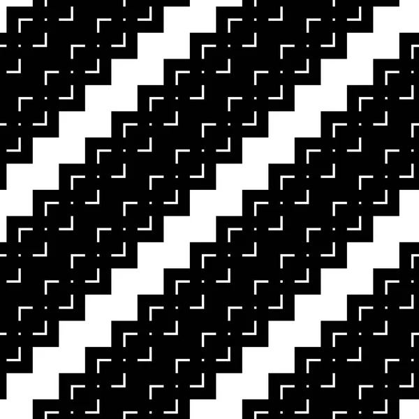 Conception Sans Couture Motif Zigzag Monochrome Contexte Abstrait Art Vectoriel — Image vectorielle