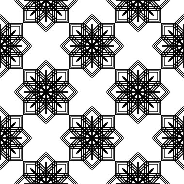 Sorunsuz tek renkli kar tanesi desen tasarım. Arka plan. Vektör sanat