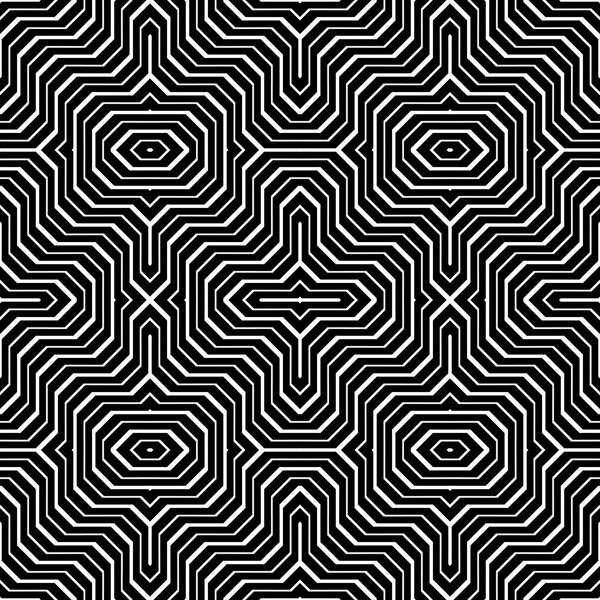 Design seamless monochrome geometric pattern. Abstract background. Vector art