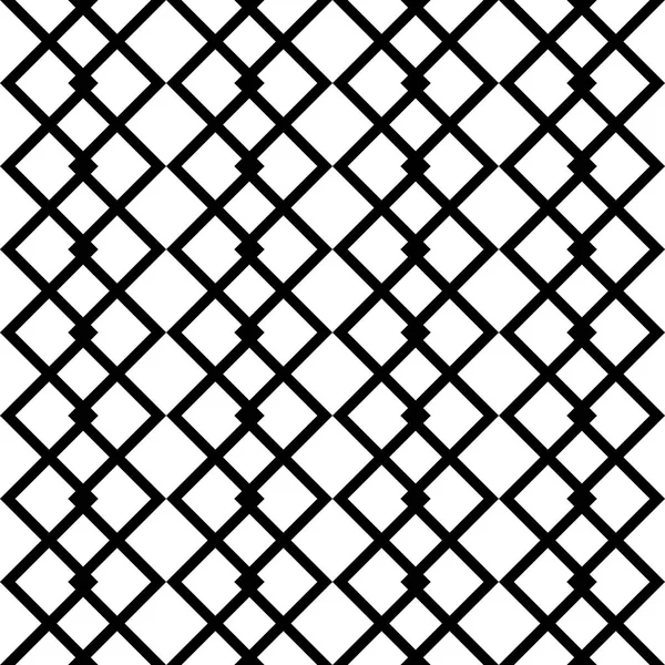 Diseño Inconsútil Patrón Geométrico Monocromo Fondo Abstracto Arte Vectorial — Archivo Imágenes Vectoriales